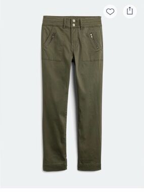 KUT from the Kloth Olive Utility Slim Pants